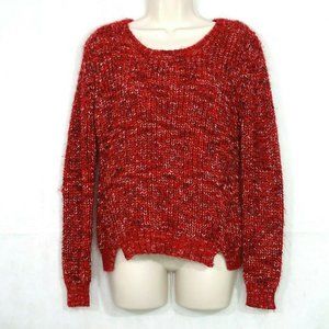 Jessica Simpson Dazy Sweater Women Size M Red